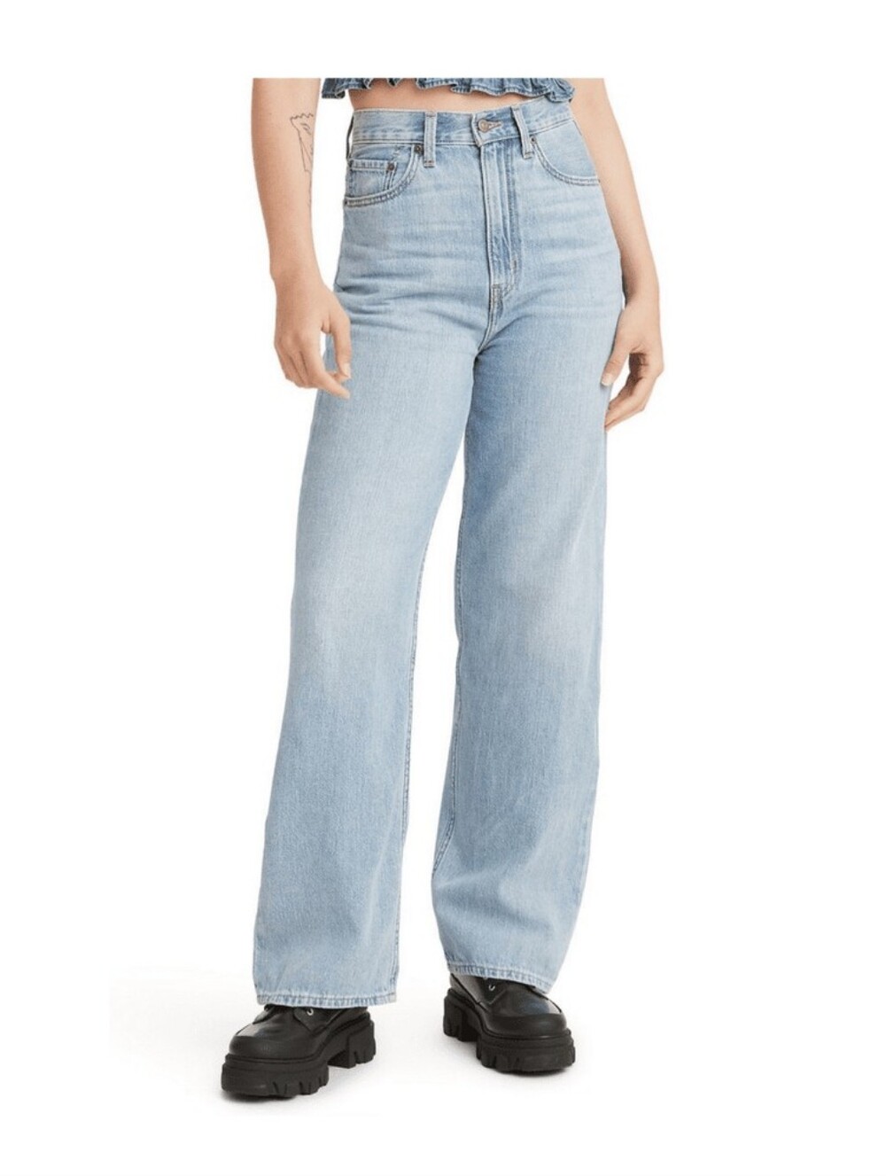 Levis Light Stonewash High Loose Jeans 24